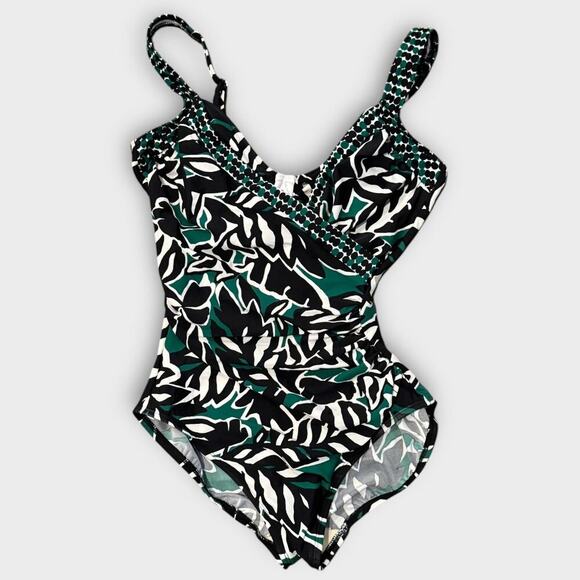 Miraclesuit Palma Verde Sanibel One-Piece Swimsuit Size US/12 - Picture 3 of 9